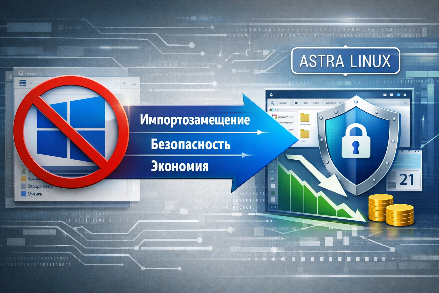 Astra Linux vs Windows